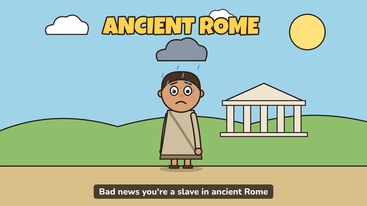 Roman Food Taster — 2D animation preview frame