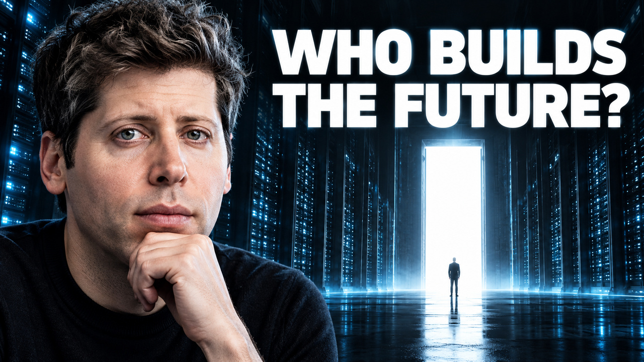 Who Builds the Future? — thumbnail design