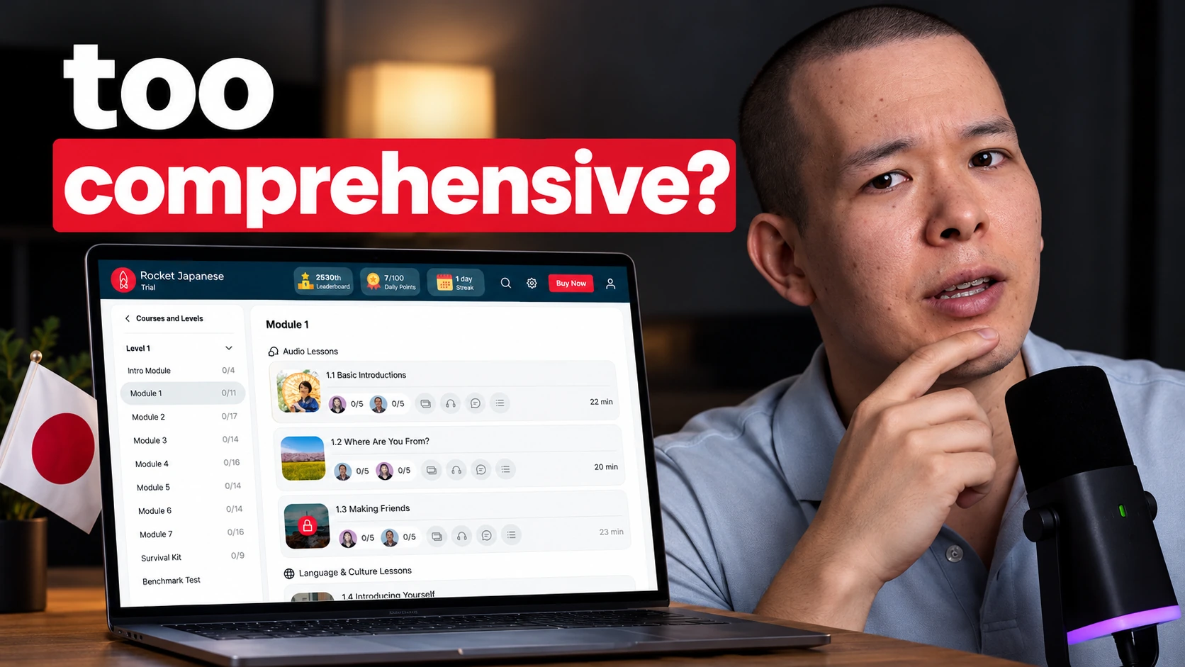 Too Comprehensive? — thumbnail design